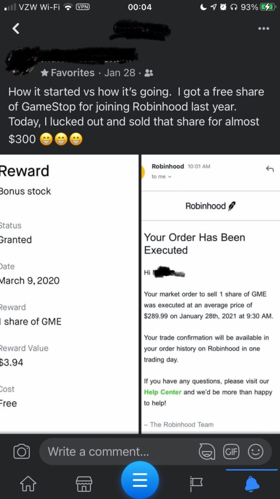 Robinhood FREE Stock Example Robinhood FREE Stock example. Results this good are not typical - but this guy got lucky.